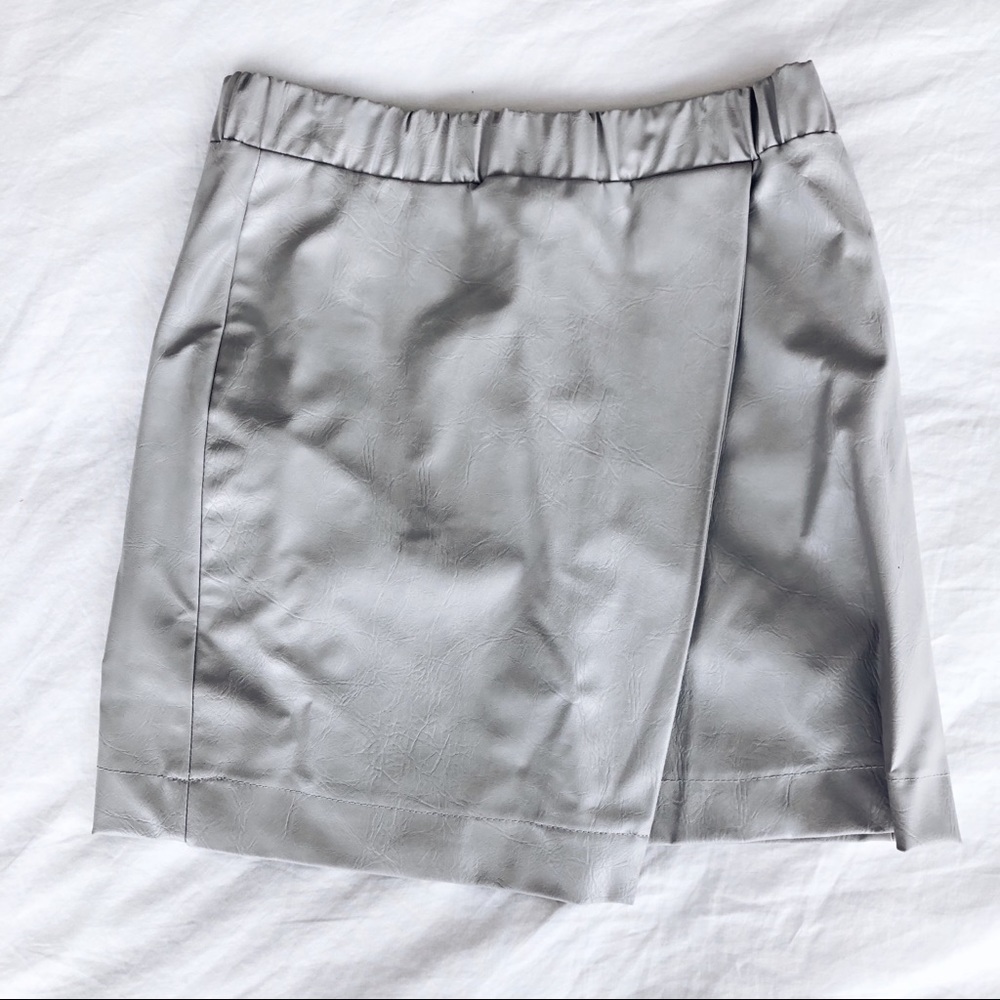 Brand New Vegan Leather Skirt